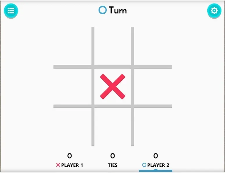 Tic Tac Toe 2 Player: XOXO